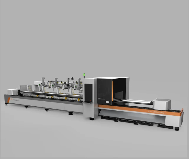 Automatic Tube Fiber Laser Cutting Machine Customized