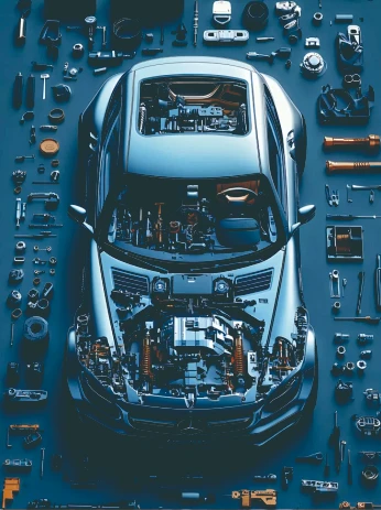 Cabinet Laser cleaning Machine for Automotive Manufacturing