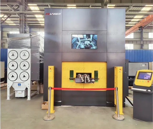 Compact  3D Five-Axis Laser Cutting Machine Customized