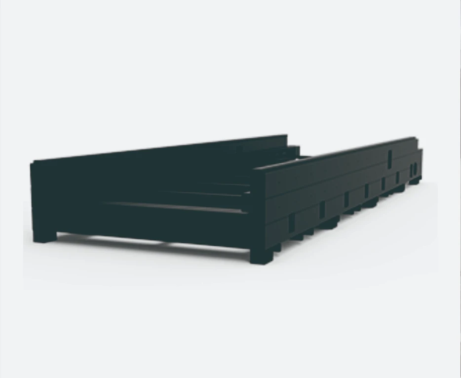 Flat fiber Laser Cutting Machine Heavy Bed