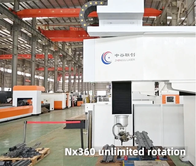 SF Series 3D 5-Axis Laser Cutting Machine Customized