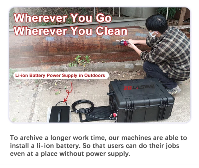 Suitcase Laser cleaning Machine Customized