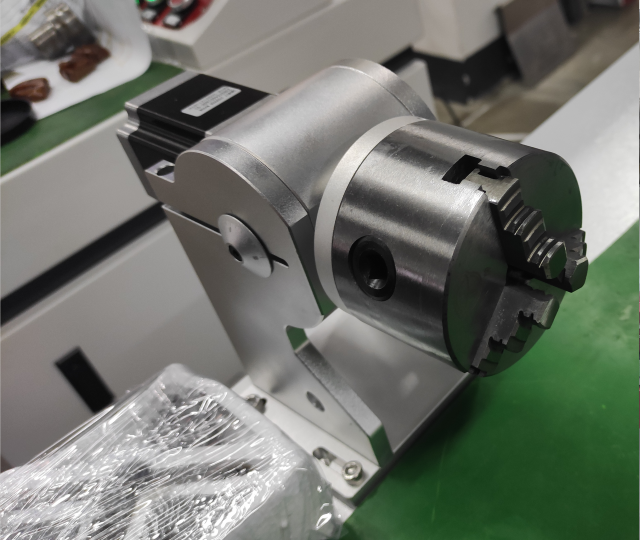 Rotary Chunk of Fiber Laser marking Machine