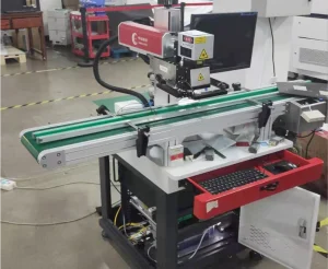 Fiber Laser marking Machine witj guide rail