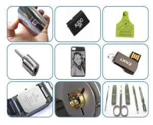 Portable Laser Marking Machine Marking Sample Display
