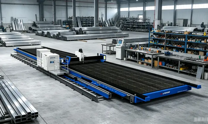 Rail-guided laser cutting machine for Shipbuilding Industry