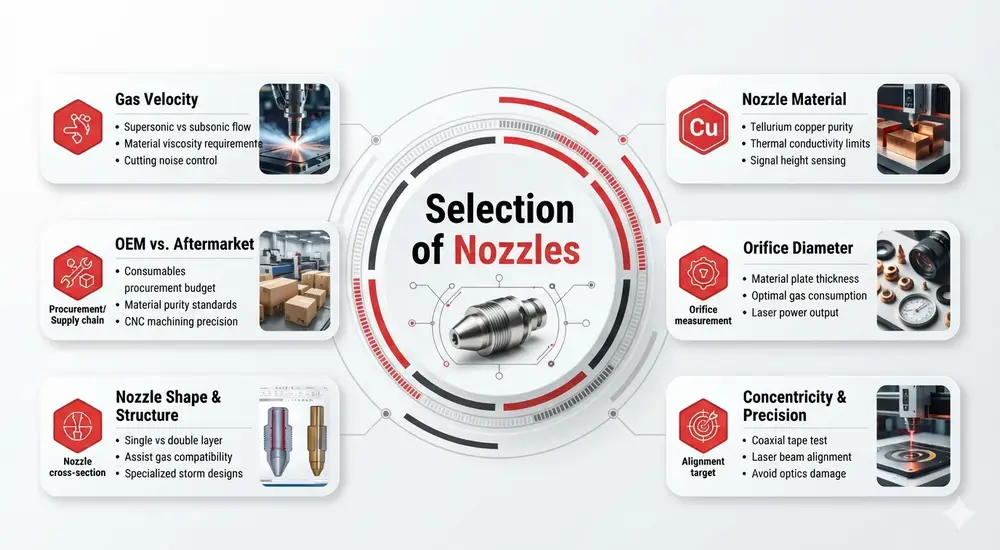 Selection of Nozzles