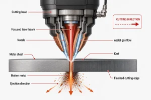 Laser Cutting Assist Gas: Oxygen vs Nitrogen vs Compressed Air Featured Image