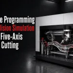 Offline programming and collision simulation for 3D five-axis laser cutting